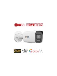 HIKVISION DS-2CD1027G2H-LIUF 2MP 2.8MM COLORVU 30MT DAHİLİ SES IP 67 IR BULLET IP KAMERA - 1